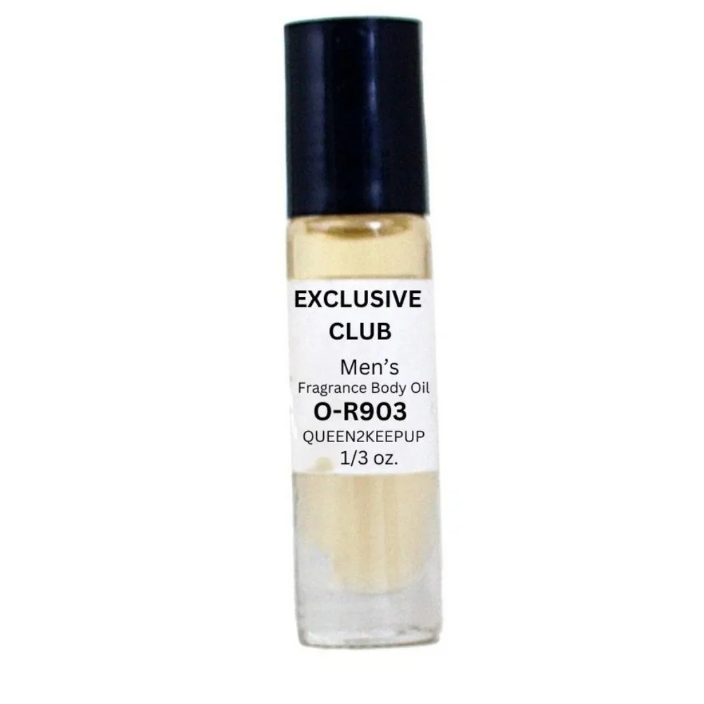 Exclusive Club (Men) Body Oil 10 ml Fragrance Pure Uncut 1/3 oz Roll-On Scent